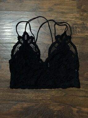 Free People lace bralette black bra